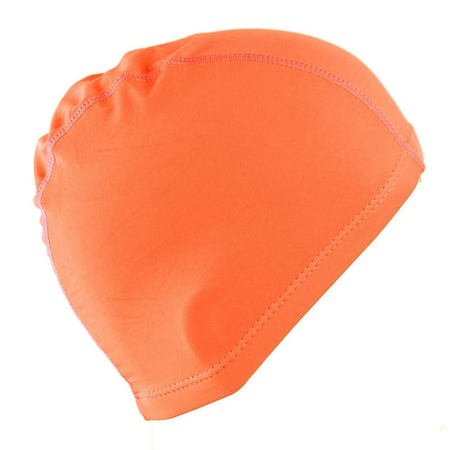 hengsof Boys' Solid Color Swim Cap, Stylish Elastic Comfortable Waterproof Swim Cap with Elastic Band Suitable for The Beach