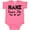 Hot Pink, variant on Inktastic Nani Loves Me Baby Clothes Girls Baby Bodysuit