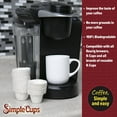 thumbnail image 2 of Disposable Filters Compatible with Keurig Brewers - Simple Cups - 100 Replacement Filters - Use Your Own Coffee, 2 of 5