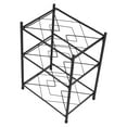 thumbnail image 4 of Pot Stand, Black Pan Rack Pan Holder Floor Standing Iron  for Garage for Kitchen for Office 3 Layer, 4 of 8