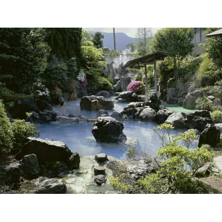 Kannawa Ryokan Hot Springs Resort, Beppu, Japan Print Wall (Best Ryokan Japanese Alps)
