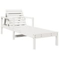 thumbnail image 6 of vidaXL Sun Lounger White Solid Pine Wood 78.5x24.4x21.7 in, 6 of 6