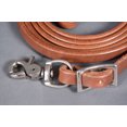 thumbnail image 2 of BE BAR H EQUINE Western Leather Horse Rein With Adjustable Buckle Medium Brown, 2 of 3