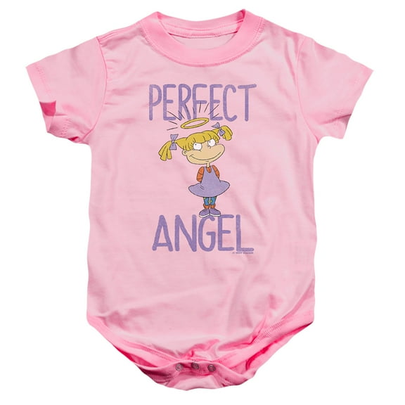 Rugrats Angelica Perfect Angel Unisex Infant Snap Suit for Baby (18 Months) Pink