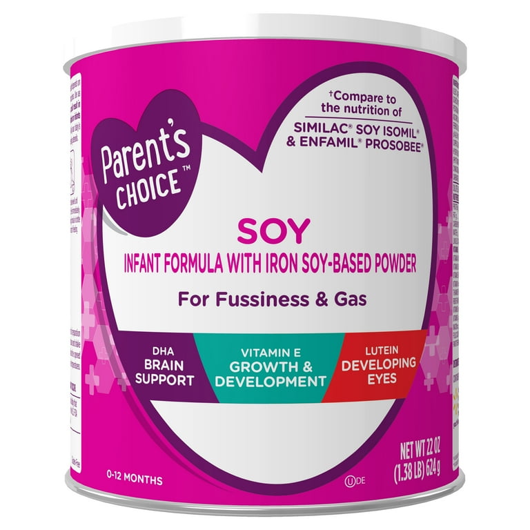 pack) Parent's Choice 22oz Soy Infant Formula