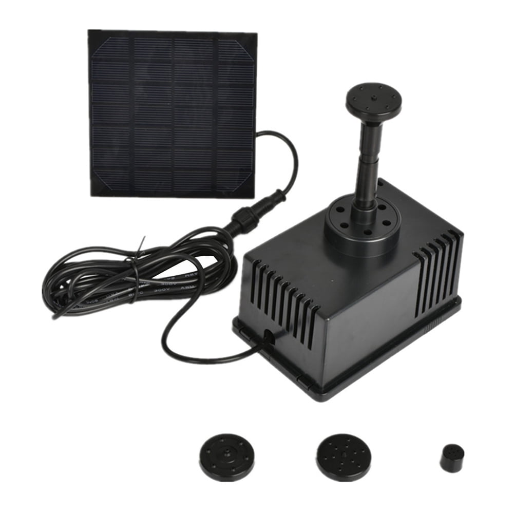 Details about   Solar Fountain Submersible Water Pump Kit Filter Panel Pool Garden Pond 