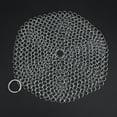 thumbnail image 4 of Grill Scraper Chainmail Scrubber Lightweight Cookware Cast Iron Scrubber Iron Scrubber Kitchen For  Pots, 4 of 8