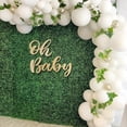 thumbnail image 2 of Oh pegatina de pared de madera para bebé, decoraciones para Baby Shower, Fondo para fiesta de primer cumpleaños, bautizo, suministros de boda, 2 of 4
