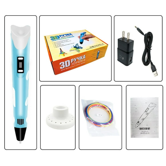 Amdohai The second generation of 3d printing pen three-dimensional painting DIY handmade children's educational toys factory direct sales pink 5V USB Chinese