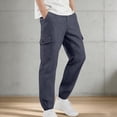 thumbnail image 4 of uublik Boys Girls Sweatpants Size 4T-13 Kids Cargo Pants Elastic Waist Lightweight Outdoor Jogger Pants Dark Gray, 4 of 6