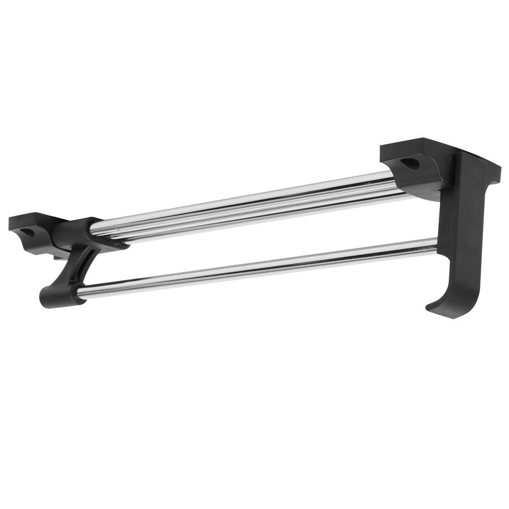 Heavy Duty Extendable Pull Out Closet Rod, Telescopic Sliding Wardrobe