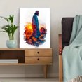 thumbnail image 5 of Qisvanset 12x16 Inch 2D Flat Framed Canvas Art, Lake Blue Heron Bird Coastal Wetland Wildlife Home Wall Decor, 5 of 5