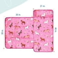 thumbnail image 4 of Wildkin Day2Day Nap Mat for Toddler Boys and Girls, Daycare and Preschool, Roll-up Design (Wild Horses Pink), 4 of 7