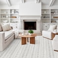 thumbnail image 1 of Large Area Rug x Living Room Machine Washable x Rug Boho Moroccan Farmhouse Style Ultra Soft Neutral Indoor Carpet for Bedroom Dining Room Playroom Office Off /Grey, 1 of 7