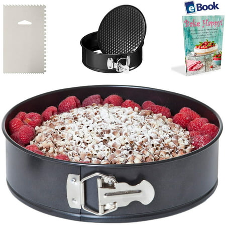 PREMIUM Springform Pan - Leakproof - Non-Stick - BEST Bundle - Fits Instant Pot Pressure Cooker 5, 6 Qt & 8 Quart - BONUS Accessories - Icing Smoother + eBook - Round Cake, Cheesecake | For (Best Cheesecake In The Usa)