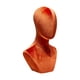 thumbnail image 4 of Cabeza de maniquí, modelo de exhibición de pelucas, soporte de exhibición de sombreros multifuncional Naranja, 4 of 9
