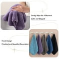 thumbnail image 6 of 12 Pack Kitchen Washcloths, 13"x13" Large Thick Dishcloths for Drying Dishes, Ultra Soft Microfiber Towels Quick Dry Super Absorbent Wash Cloths Set for Kitchen Cleaning (Dark Purple), 6 of 9