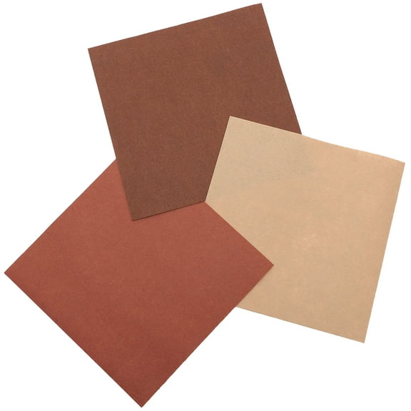 FRCOLOR Brown Polyester Felt Fabric Sheets 18pcs for Crafts, Sewing Projects, Kids Activities and Art Supplies