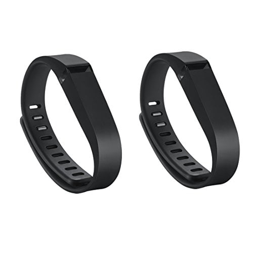 GinCoband 2PCS Replacement Bands for Fitbit Flex Fitness Tracker Size Large 