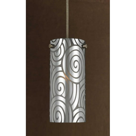 Cal Lighting PN-1019-12-DB Down Mini Pendant Lighting - Dark Bronze, 12 ft.