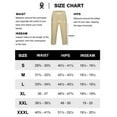 thumbnail image 7 of Little Donkey Andy Men's Quick Dry Capri Pants, Stretch Lightweight Summer Crop Pants Below Knee for Hiking, Jogging (Khaki 3XL), 7 of 7
