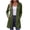 01 Army Green, variant on Ladies Long Sleeve Full Zip Up Casual Lightweight Jacket Comfy Longline Cardigans Plain Autumn Winter Daily Wear