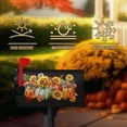 thumbnail image 3 of Fall Mailbox Covers Magnetic Large Size Autumn Pumpkin Sunflower Mailbox Cover Maple Leaves Mailbox Post Cover Waterproof Mailbox Decor Flower Mailbox Wraps for Garden Oversize 25.5 x 21 Inch, 3 of 6