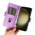 thumbnail image 6 of Compatible with Google Pixel 9 Pro XL Wallet Flip Case, Classic PU Leather Shockproof Protective for Men Women Card Slots Kickstand Magnetic Closure Cover for Google Pixel 9 Pro XL, Purple, 6 of 7