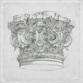 thumbnail image 2 of Wang, Melissa 15x15 Gold Ornate Wood Framed with Double Matting Museum Art Print Titled - Capital Study II, 2 of 4