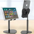 thumbnail image 4 of Heart Shaped Desktop Tablet Support Flexible Phone Support Metal Bracket Black, 4 of 5