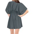 thumbnail image 2 of HAPPY BAY Women's Loose Swing Swimsuit Cover ups Dress 3X-4X Grey-Y386, 2 of 3