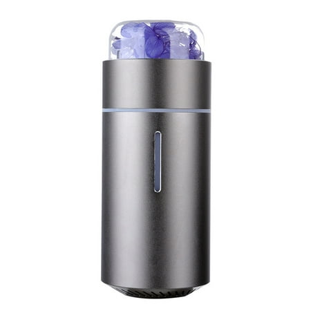 

Lomubue 1 Set 90ML Air Humidifier Ultrasonic Water Molecule Atomization Colorful Lamp Preserved Flower Fragrance Diffuser Car Accessory