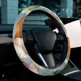 thumbnail image 6 of Corgi 14.5 Inch Printing PVC Leather Car Wheel Cover Steering Wheel Cover Auto Accessories, 6 of 6