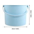 thumbnail image 2 of Raindrops 1Pcs Rectangular Plastic Bucket for Outdoor Camping and Fishing Supplies, 2 of 7