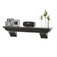 thumbnail image 3 of Twin Star Home Coastal 2-Door Accent Cabinet with Linen-Style Accents in Bishop Oak, 3 of 11