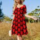 thumbnail image 4 of Vestido de manga corta con corazones para fiesta, noche, cumpleaños, para mujer, 4 of 7
