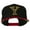 Black Red, variant on Greek Alphabet Upsilon Embroidered Classic Two Tone Cap - Black Purple OSFM