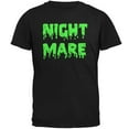 thumbnail image 1 of Halloween Nightmare Horror Slime Dripping Text Mens T Shirt, 1 of 1