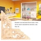thumbnail image 4 of Calcomanía De Esquina De Madera, Apliques Tallados, Sala De Estar De Vida Cómoda De Sabor Clásico Grueso Para Oficina De Estudio En Casa ANGGREK Disfraces, 4 of 8