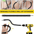 thumbnail image 2 of Kit d'Extension de Perceuse Flexible 30 Pcs, Attache de Perceuse à Angle Droit, Adaptateur de Douille Rotatif, Perceuse d'Extension Entachable, 2 of 4
