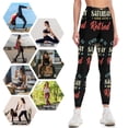 thumbnail image 4 of Everyday Is Saturday Retirement Leggings Tight fitting woman workout clothes for Womens Leggings, 4 of 5