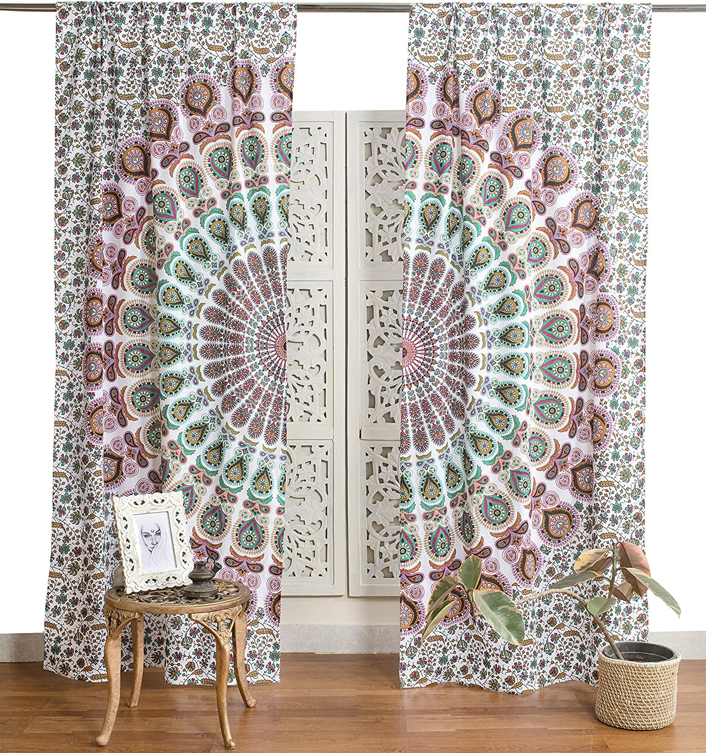 Popular Handicrafts Tenda indiana hippie bohémien con mandala