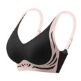thumbnail image 2 of Lixiuxyad Back Closure Sports Bras for Women Women's Wireless Bra With Seamless Smooth Comfort Wirefree T Shirt Bra, 2 of 6