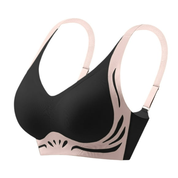 krdevn Caralush Bra, Wm Stylist Bra, Wmstylist Lush Fitting Bra, Lushfitting Powerful Push-Up Bra, Women's Wireless Bra with Seamless Smooth Comfort Wirefree T Shirt Bra