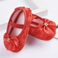 thumbnail image 4 of Xinhuaya Baby Girls Shoes Noble Bow Flower Shallow First Walker Infant Soft Sole Prewalker, 4 of 5