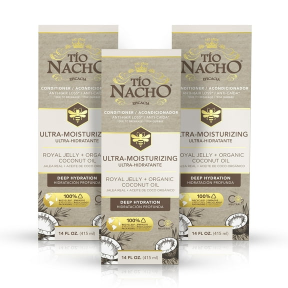 Tio Nacho Coconut Oil Ultra Hydrating Conditioner, 3 Pack, 14 oz