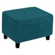 Rectangular Footrest Removable ive Cover Furniture Series Decoration Flexible Extendable Easy to Store - Deep Green - image 1 of 8