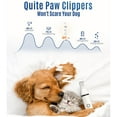 Oneisall Dog Clippers/Dog Paw Trimmer with Double Blades 2 in 1 Quiet