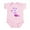 Petal Pink, variant on CafePress - Girls Born To Fish Body Suit - Baby Light Bodysuit, Size Newborn - 24 Months