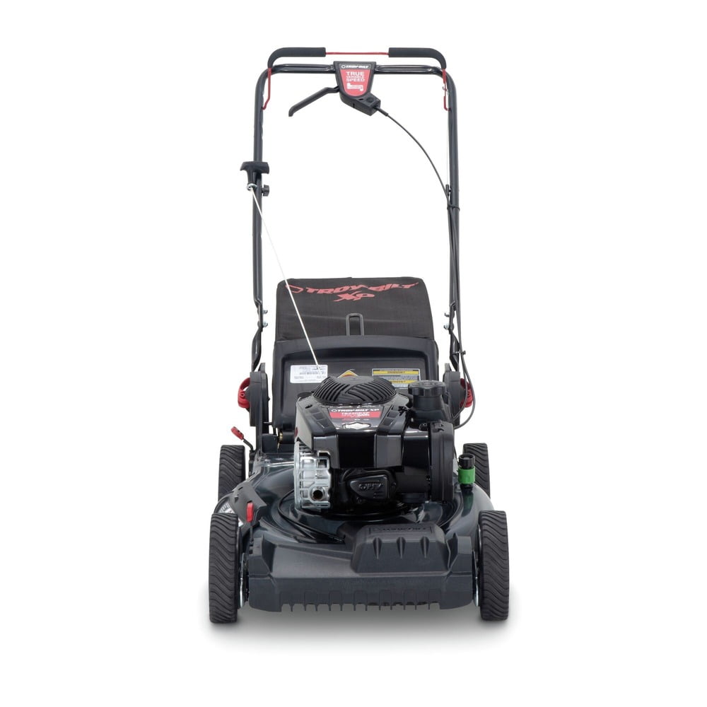 Troy-Bilt 21” 150cc 3-Cycle Gas Powered Front Wheel Drive Self-Propelled Lawn Mower, with Rear Bag
